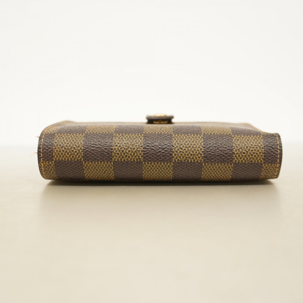 Louis Vuitton Damier Portefeuille Viennois Wallet N61674 Ebene Women's - Picture 2 of 13